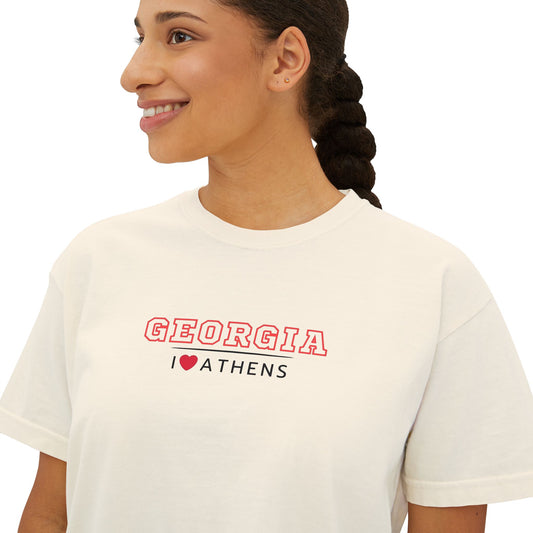 I LOVE ATHENS / GEORGIA - Women's Boxy Tee