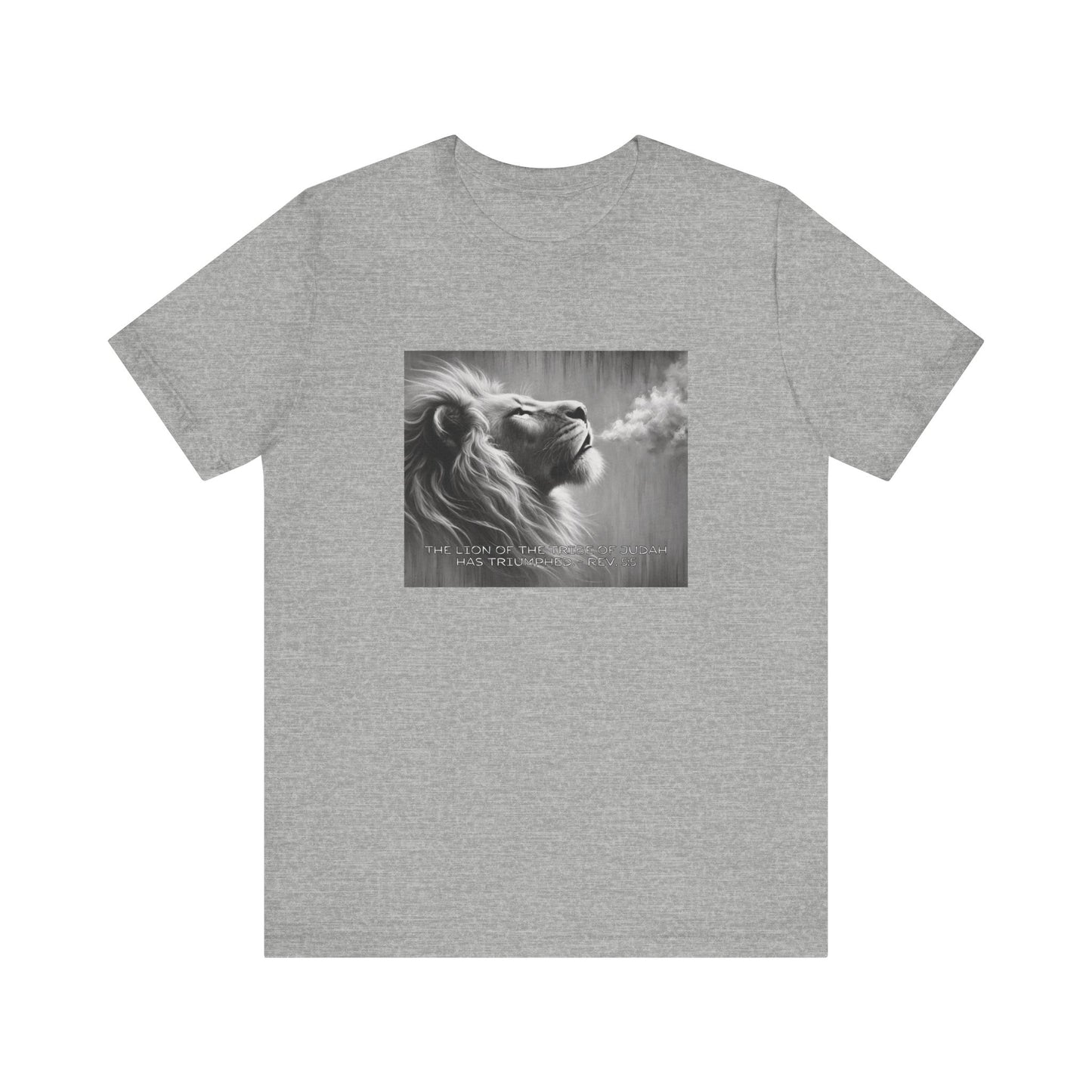 The Lion of the Tribe of Judah - Unisex Jersey Short Sleeve Tee