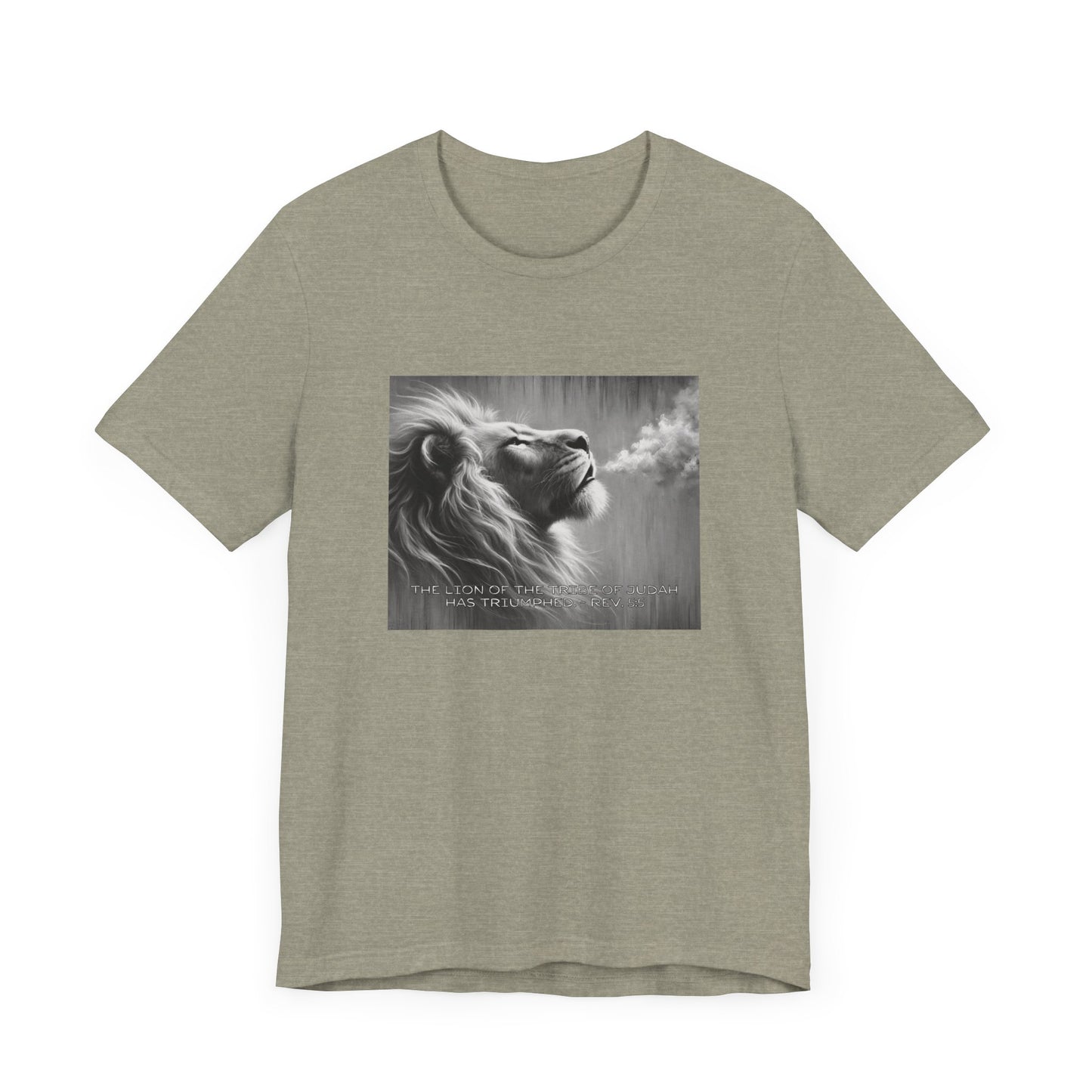 The Lion of the Tribe of Judah - Unisex Jersey Short Sleeve Tee