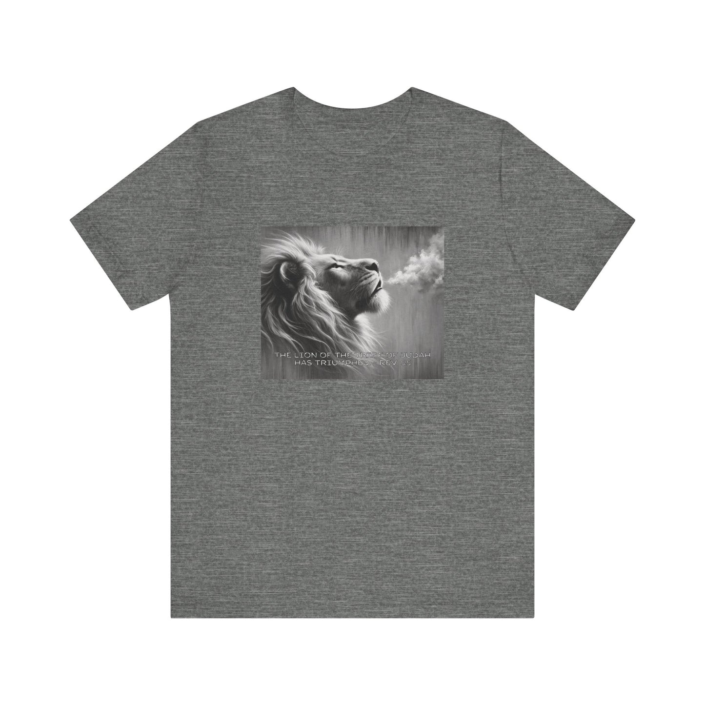 The Lion of the Tribe of Judah - Unisex Jersey Short Sleeve Tee